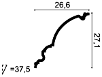 Карниз С336 д 200 x в 27,1 x ш 26,6 см