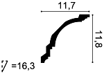 Карниз СX106 д 200 x в 11,8 x ш 11,7 см