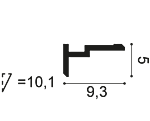 Карниз СX197 д 200 x в 15 x ш 9,3 см