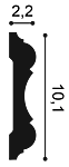 Молдинг P8040 д 200 x в 10,1 x ш 2,2 см