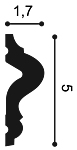 Молдинг PX175 д 200 x в 5 x ш 1,7 см