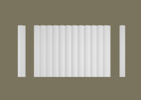 Панель RP013, 156*12 , 2800 мм, экополимер