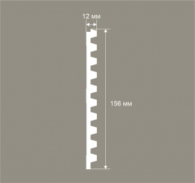 Панель RP022, 156*12, 2800 мм, экополимер