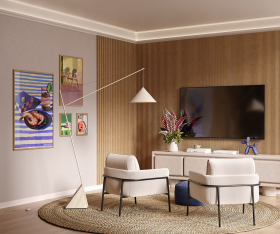 Плинтус PL003, 80х18, экополимер