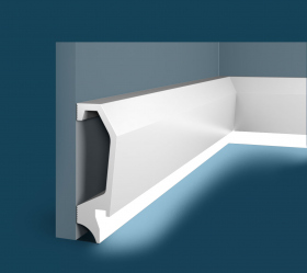 Плинтус PX034, 120 х22 экополимер