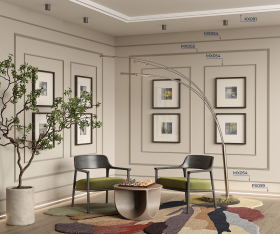 Плинтус PX059, 80*12, экополимер