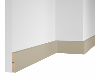 Плинтус RTV080.03.32, Веллюто Крема, 80x16x2400 мм, ARTIVA, МДФ