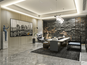 Акустическая панель, черный войлок, 1200х600х19мм, рейки МДФ ясень кристалл