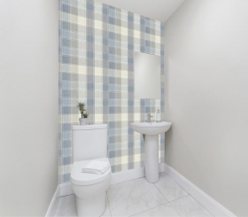 Обои «Country Check Blue»
