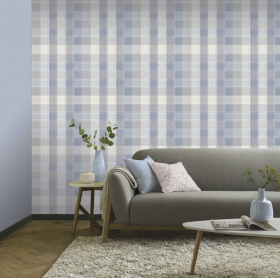 Обои «Country Check Blue»