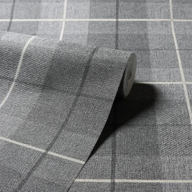 Обои «Country Tartan Charcoal»