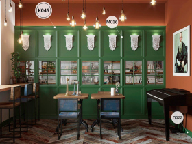 Карниз КX045, 85х55, экополимер