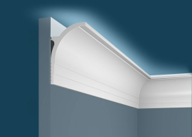 Карниз КX045, 85х55, экополимер