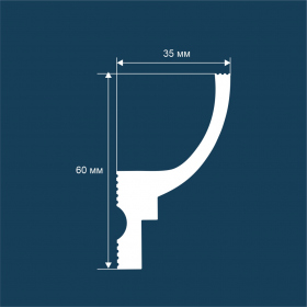 Карниз КX071, 60*35, экополимер