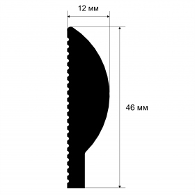 Молдинг финишный МF005, 46х12, экополимер, 2800 мм