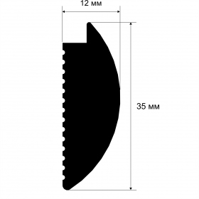 Молдинг финишный МF006, 35х12, экополимер, 2800 мм