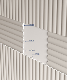 Молдинг финишный МF006, 35х12, экополимер, 2800 мм