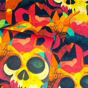 Обои «Skull Graffitil»