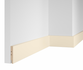 Плинтус RTV080.03.34, Веллюто Ванила, 80x16x2400 мм, ARTIVA, МДФ