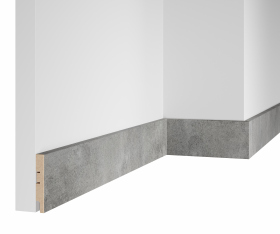 Плинтус RTV080.03.37, Бетон Невский , 80x16x2400 мм, ARTIVA, МДФ