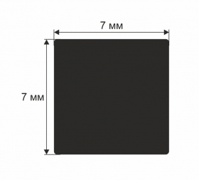 Рейка RX013 20х10, 2000мм, Экополимер